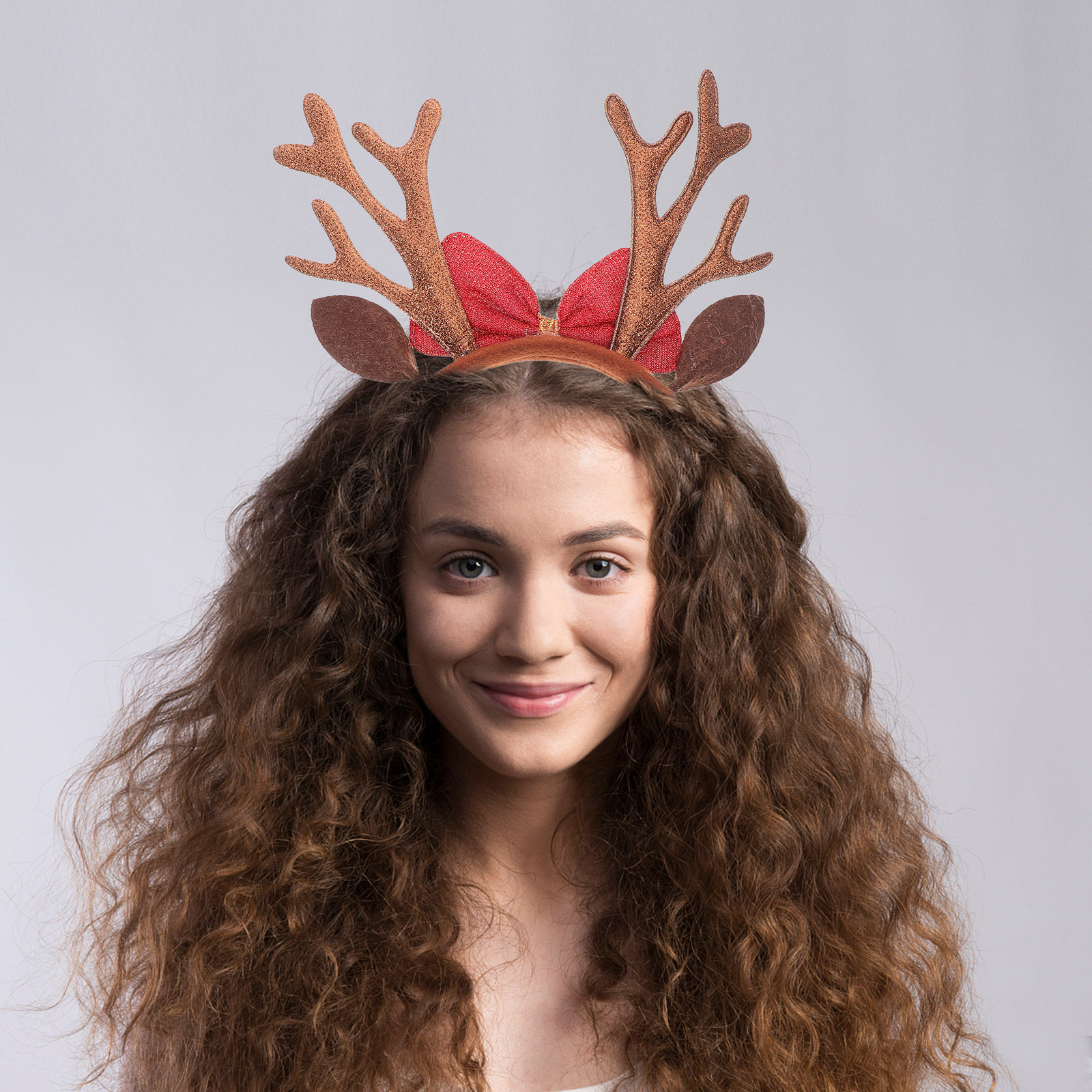 Bando Tanduk Rusa Natal untuk  - Reindeer Antlers Headband ulasan dan harga