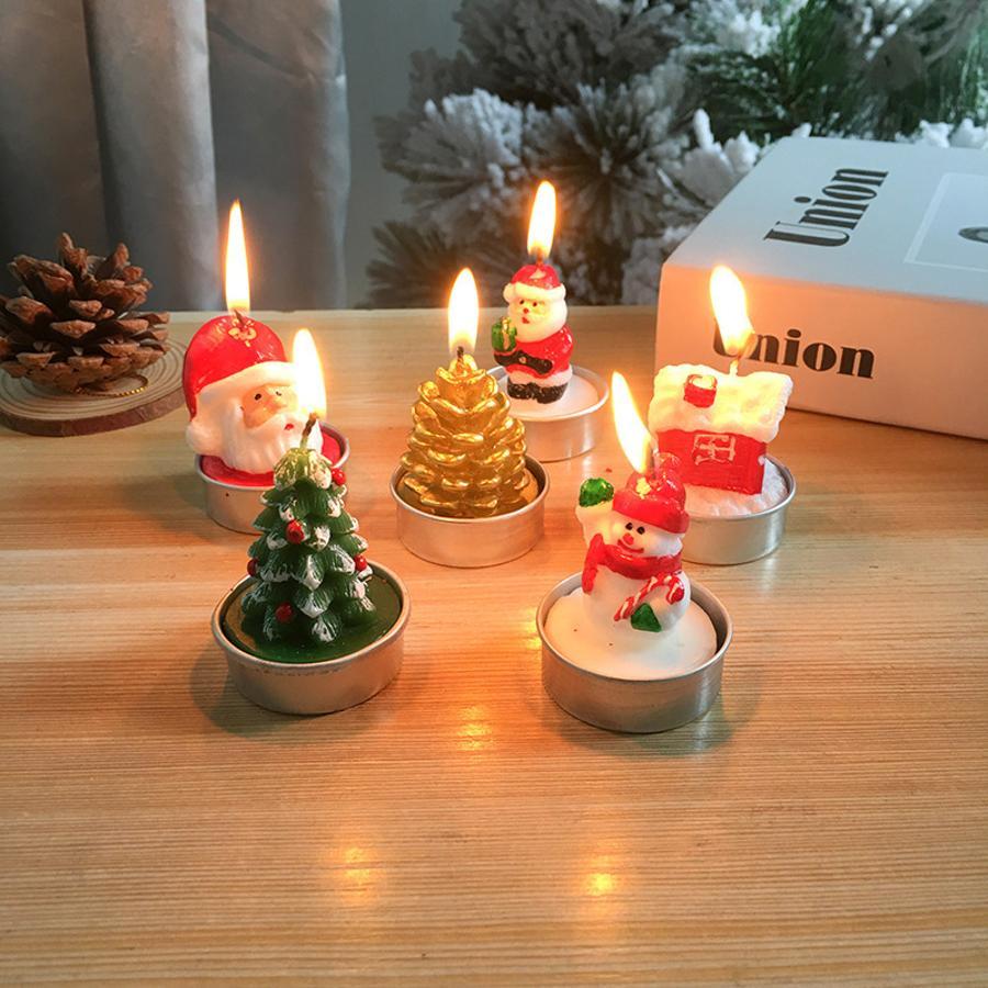 3 Buah Set Lilin Dekoratif Nat - Holiday Candle Set ulasan dan harga