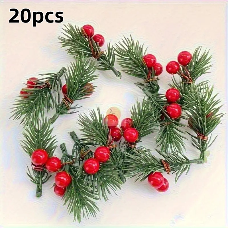 20 buah ranting pinus Natal bu - Christmas Tree Artificial ulasan dan harga