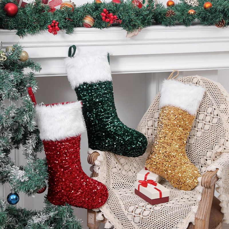 Kaus Kaki Natal Sublimasi deng - Christmas Stocking Hanging ulasan dan harga